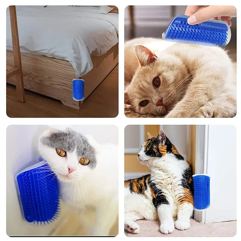 Furniture-Fit Self-Grooming Corner Brush