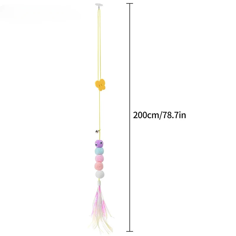 PurrPlay Interactive Hanging Cat Toy