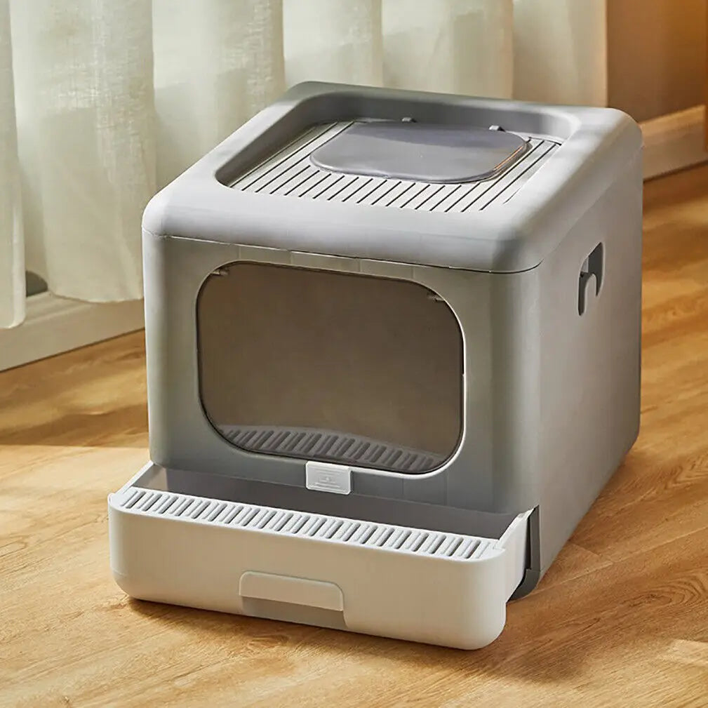 Foldable Enclosed Litter Box
