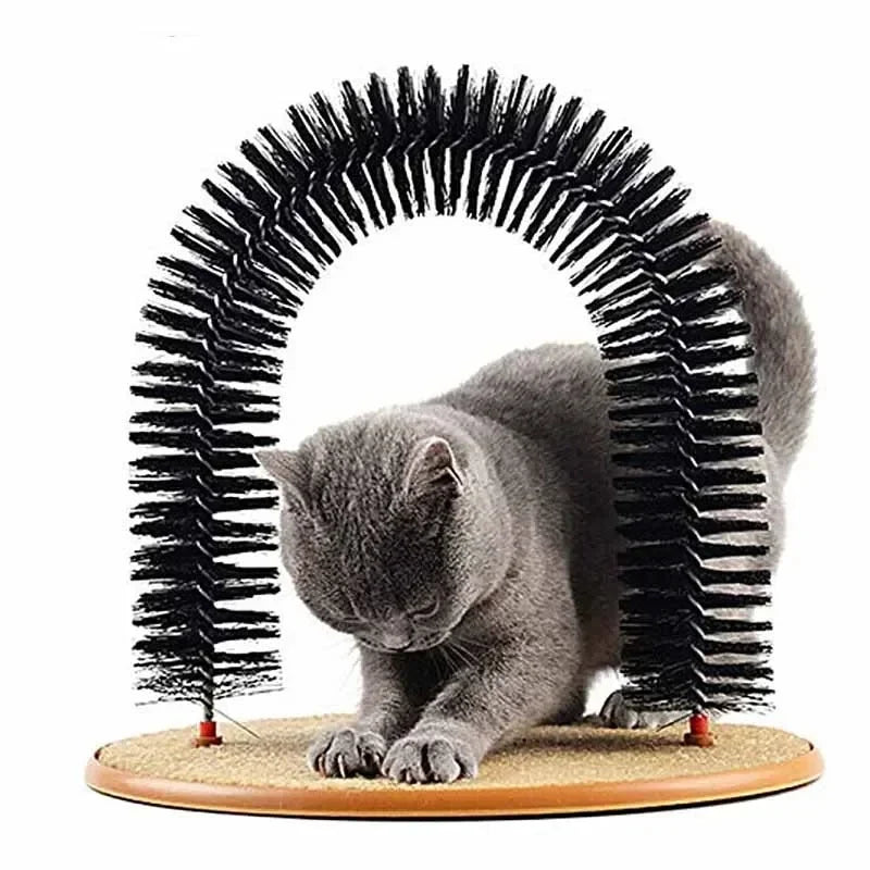 PurrPerfect™ 3-in-1 Self-Grooming Arch & Scratcher