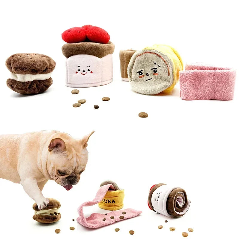 PawTreat Hide & Seek Plush Food Toy