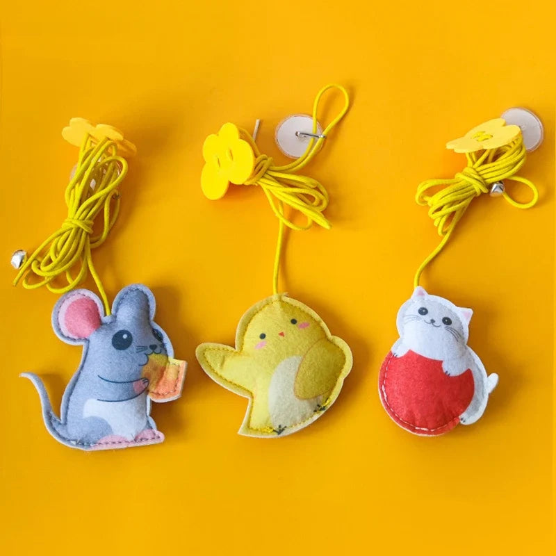 PurrPlay Interactive Hanging Cat Toy