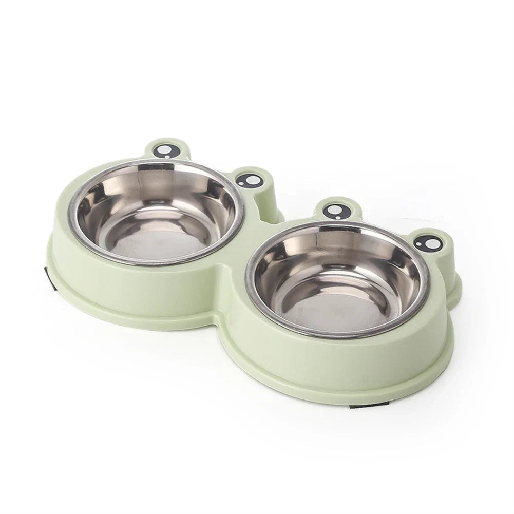 FrogFeast Double Pet Bowl