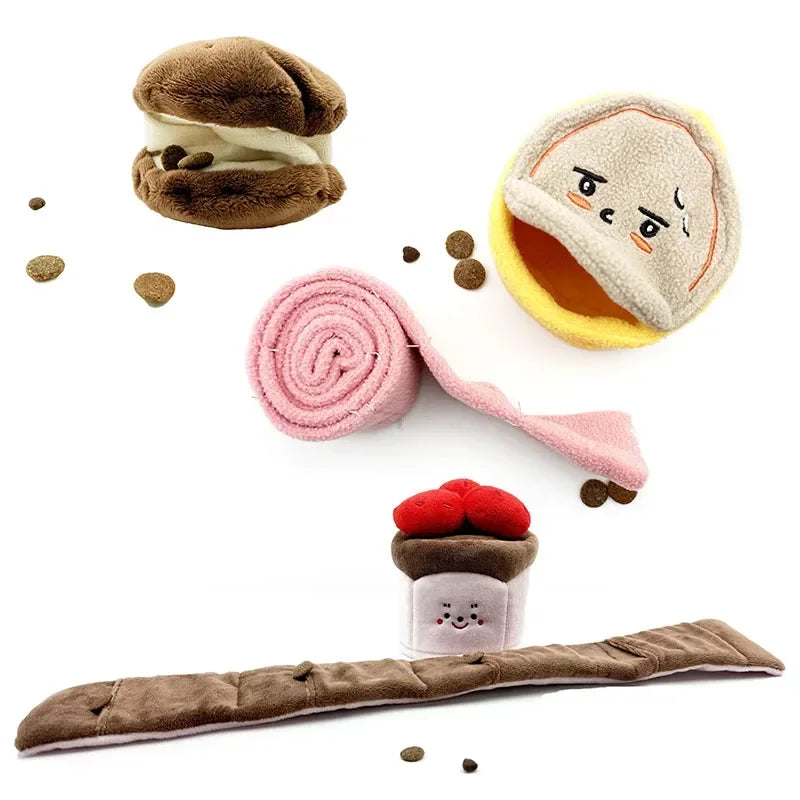 PawTreat Hide & Seek Plush Food Toy