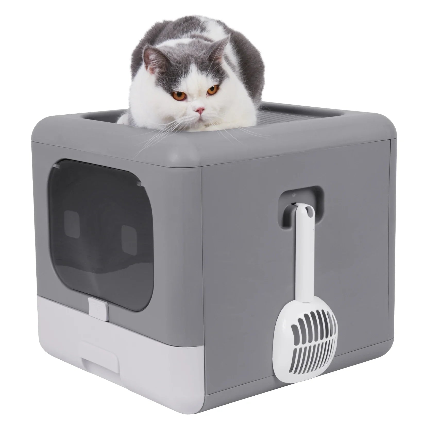 Foldable Enclosed Litter Box