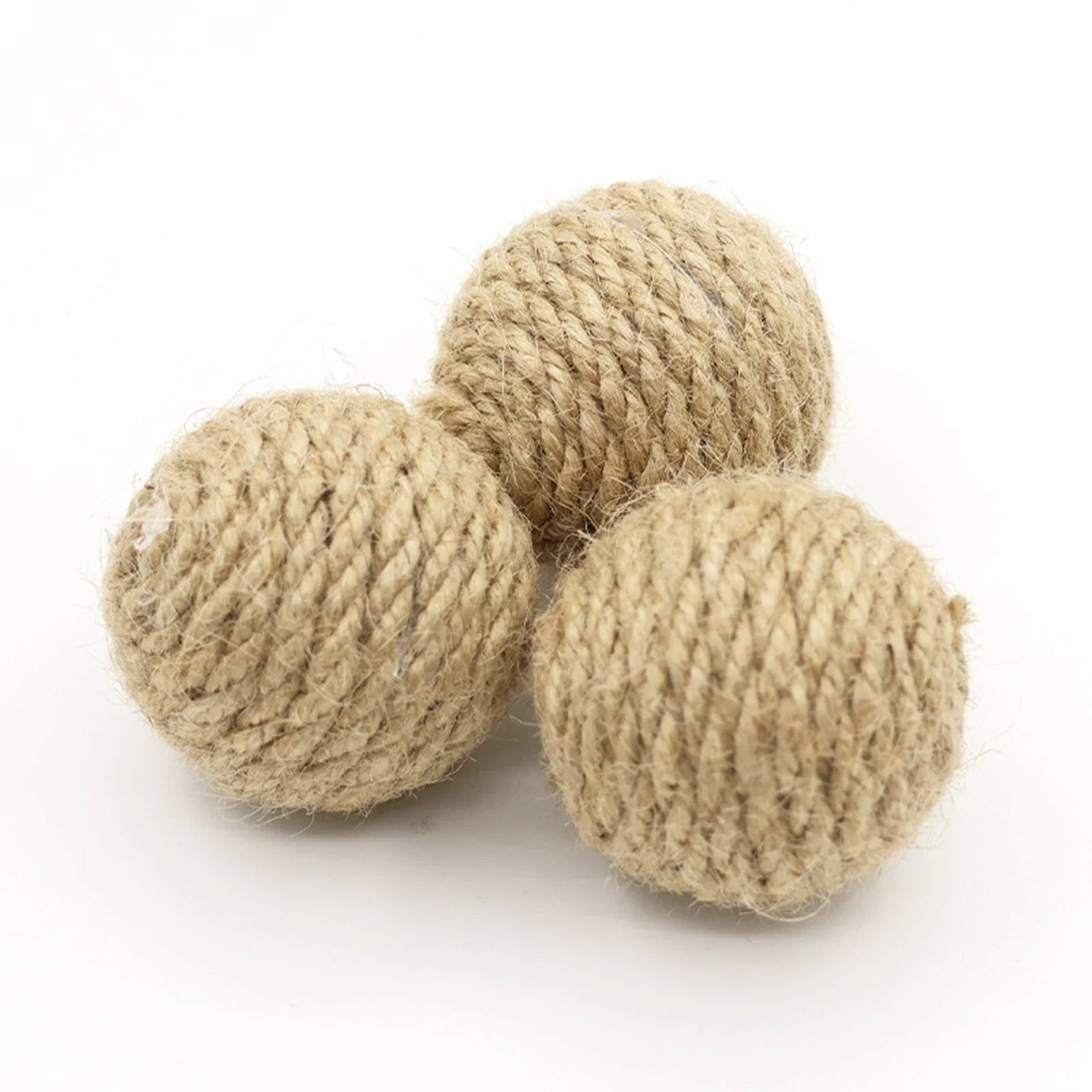 Natural Hemp Rope Interactive Sound Ball