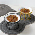 WhiskerEase Elevated Ceramic Cat Bowl