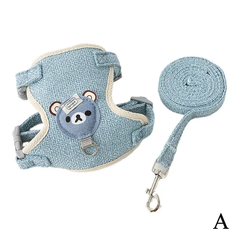 PawTrail Adjustable Pet Harness & Leash Set