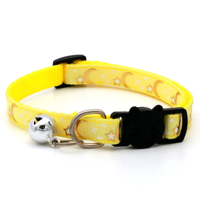 Celestial Stars & Moon Reflective Safety Collar