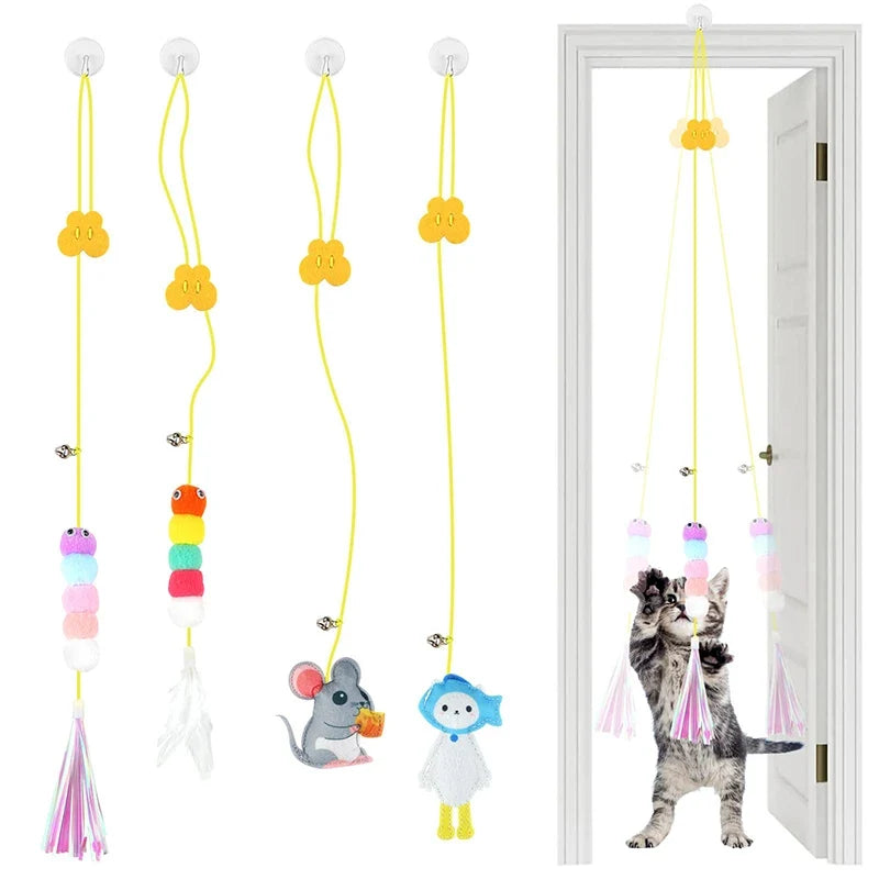 PurrPlay Interactive Hanging Cat Toy