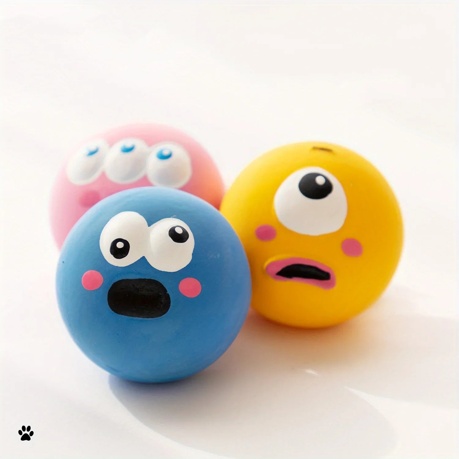 Squeaky Eyeball Fetch Toy