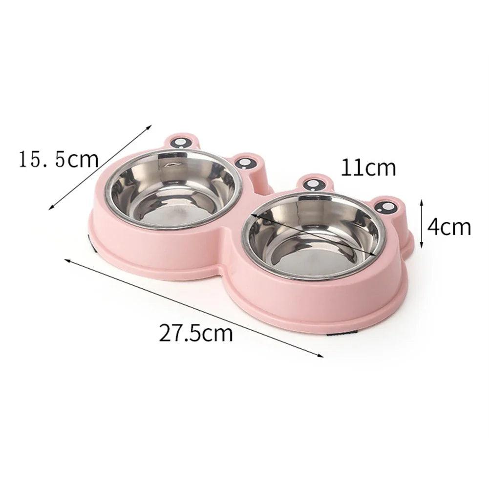 FrogFeast Double Pet Bowl