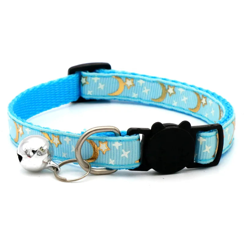 Celestial Stars & Moon Reflective Safety Collar