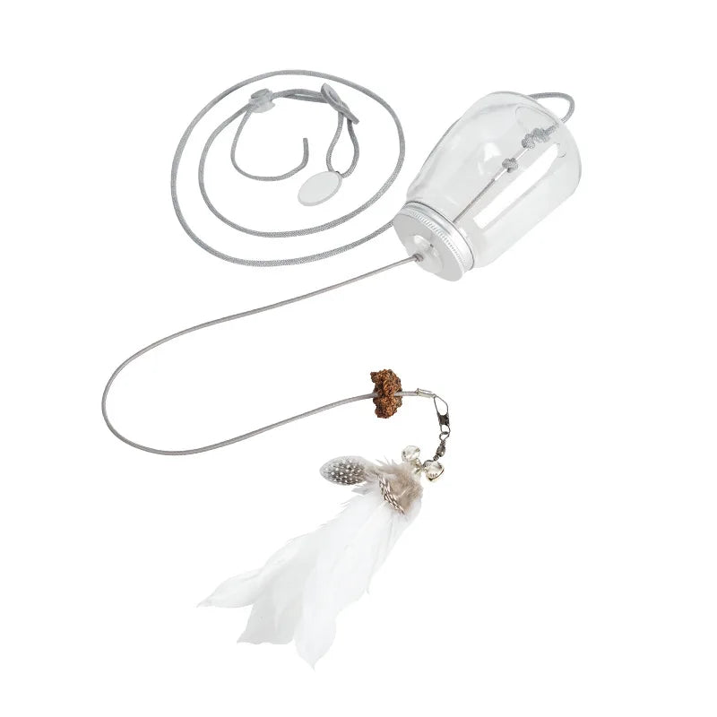 Hanging 'Catch & Snack' Interactive Cat Toy