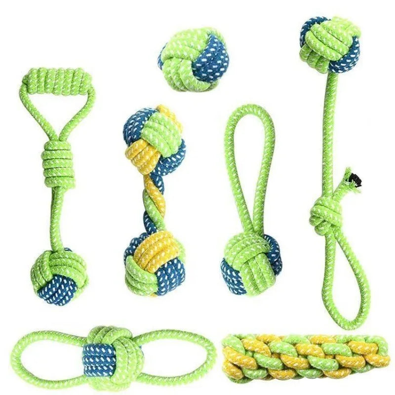 RopeJoy Interactive Cotton Dog Toy