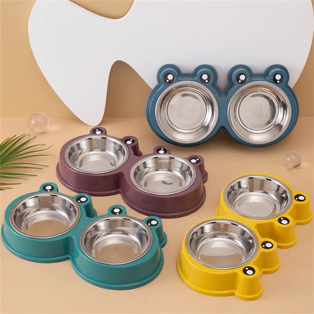 FrogFeast Double Pet Bowl