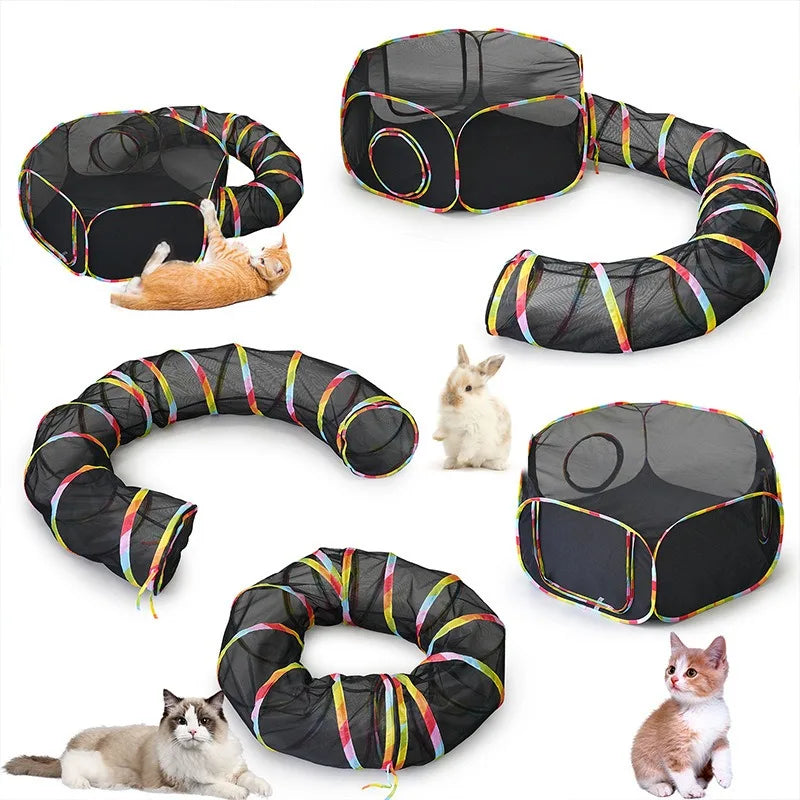 OmniPlay Modular Pet Tunnel & Tent Set