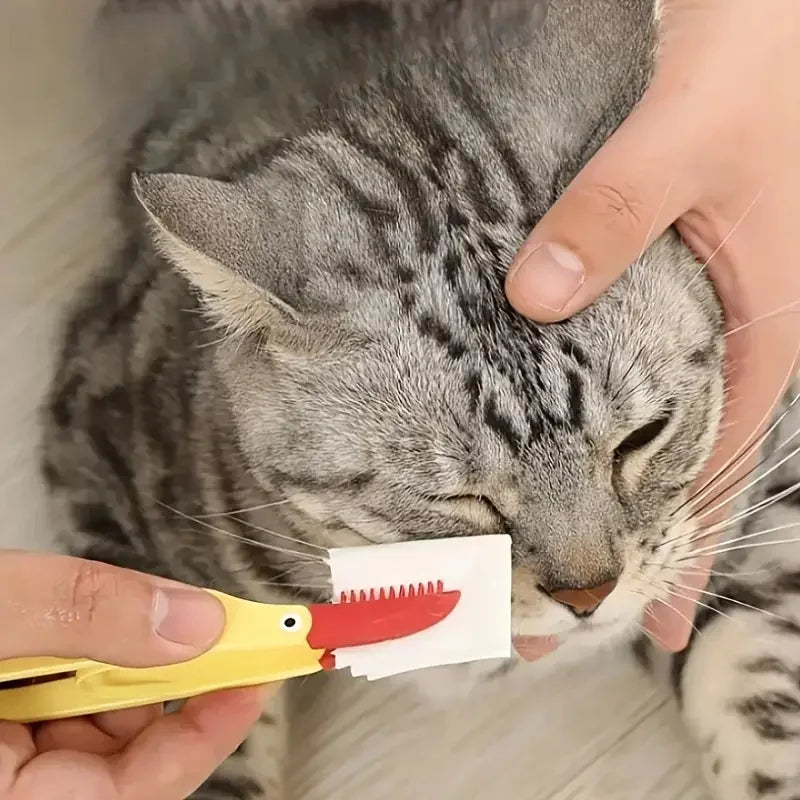 ClearGaze Double-Sided Pet Eye Comb & Grooming Brush