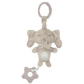 Cartoon Animal Plush Rattle Pendant – Baby Shake Bell Toy with Elephant & Rabbit Design