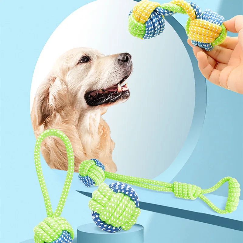 RopeJoy Interactive Cotton Dog Toy