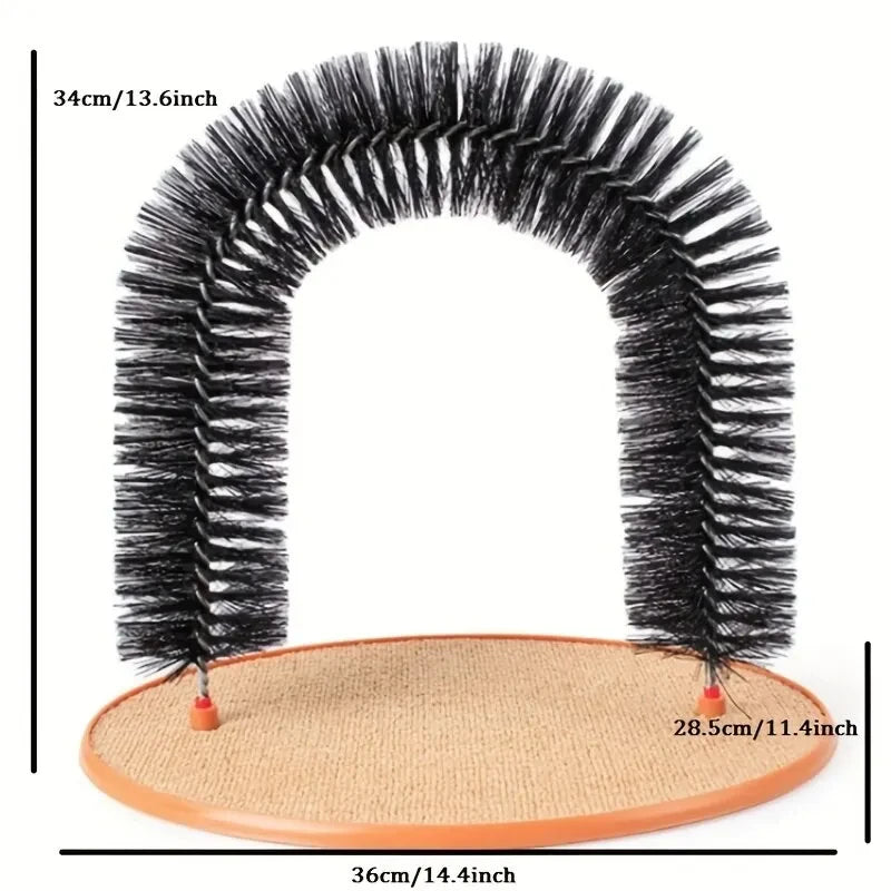 PurrPerfect™ 3-in-1 Self-Grooming Arch & Scratcher