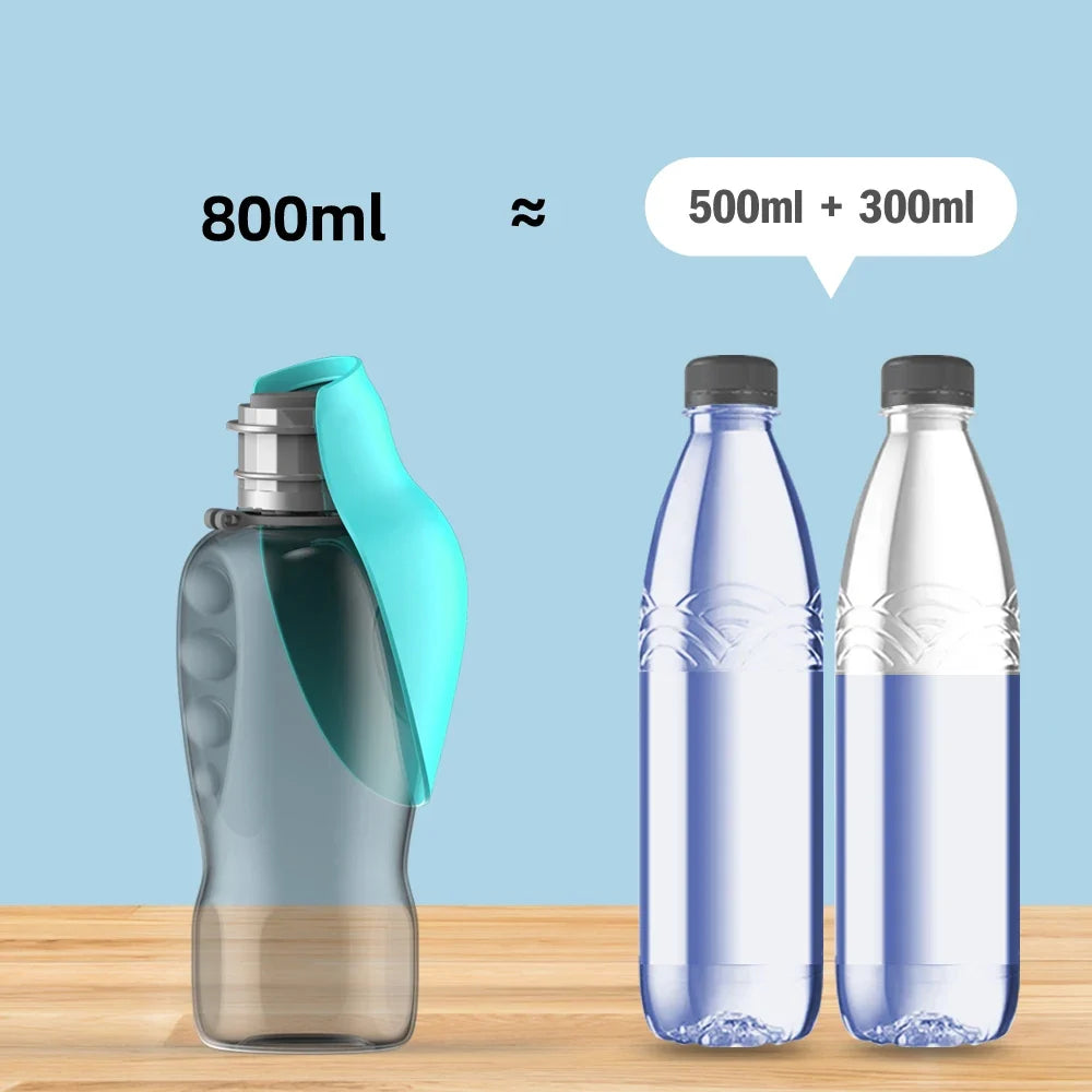 Portable Dog Water Bottle & Travel Bowl