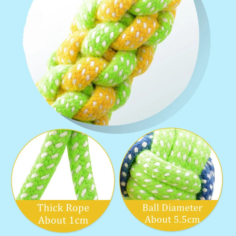 RopeJoy Interactive Cotton Dog Toy