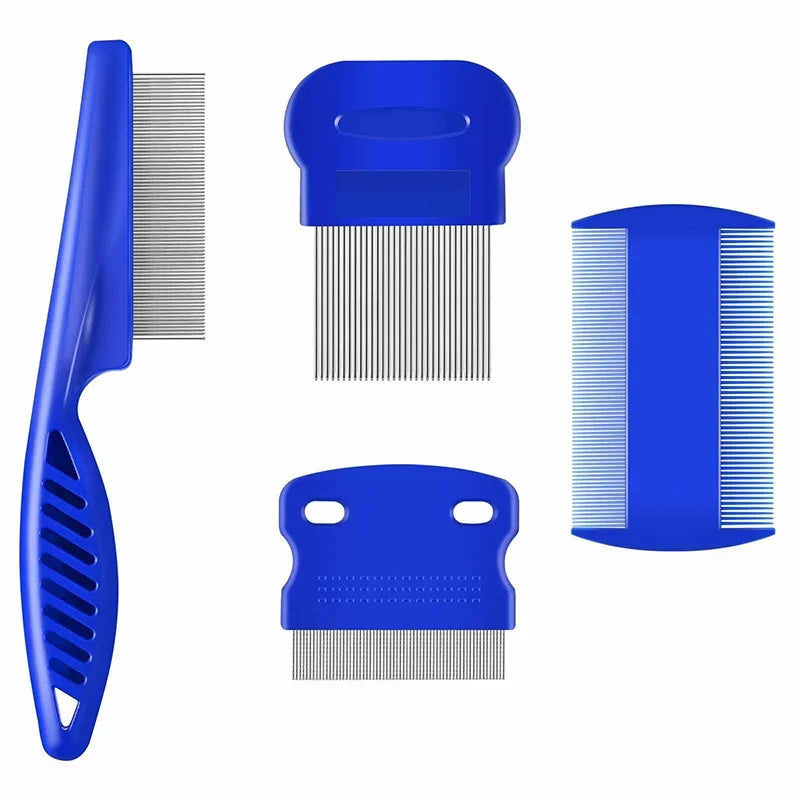 Essential 4-Piece Pet Health & Grooming Comb Set