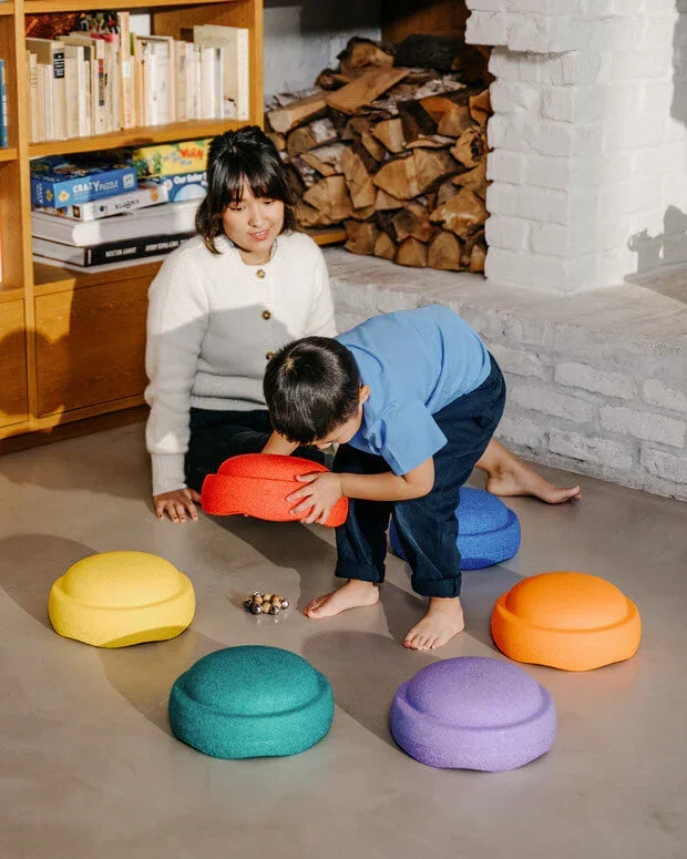 Stapelstein® Original Rainbow 6-Piece Set – Creative Balance & Movement Play Set