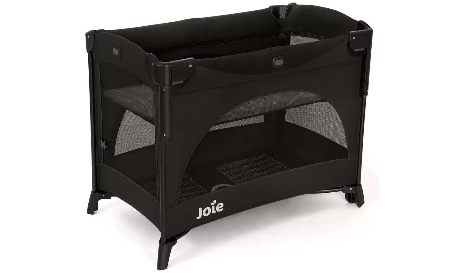Joie Kubbie Sleep Bedside Crib & Travel Cot – Shale Foldable Baby Sleeper