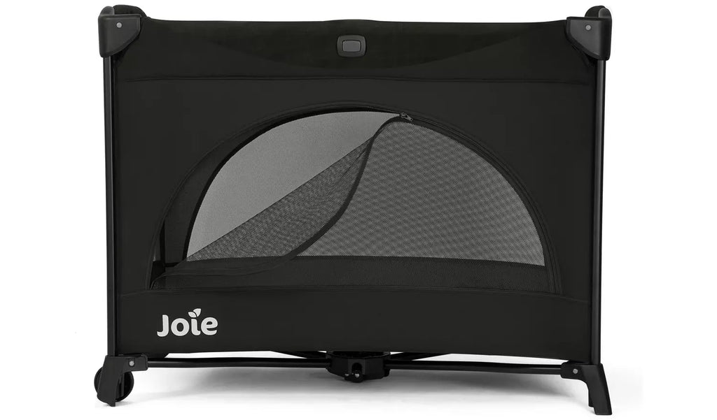 Joie Kubbie Sleep Bedside Crib & Travel Cot – Shale Foldable Baby Sleeper
