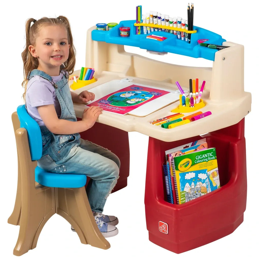 Children's 3-Tier Bookshelf with Toy Storage – Modern Freestanding Bookcase for Kids' Bedroom & Playroom