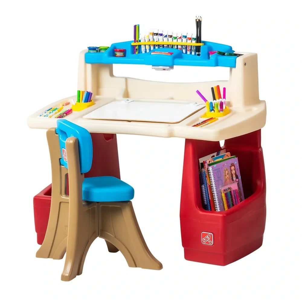 Children's 3-Tier Bookshelf with Toy Storage – Modern Freestanding Bookcase for Kids' Bedroom & Playroom