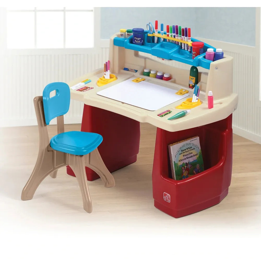 Children's 3-Tier Bookshelf with Toy Storage – Modern Freestanding Bookcase for Kids' Bedroom & Playroom