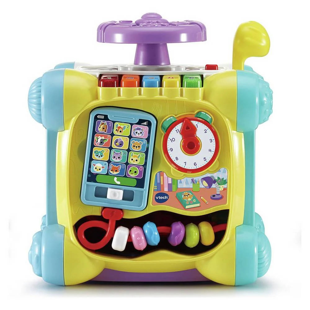 Interactive Learning Activity Cube for Babies & Toddlers – Lights, Sounds & Twist-and-Play Features